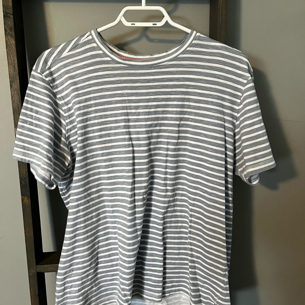 Gray Striped Men's Shirt